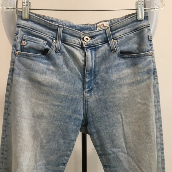 AG ADRIANO GOLDSCHMIED 5 Pocket Light Wash FARRAH High Rise Ankle Skinny Jeans - Picture 5 of 10